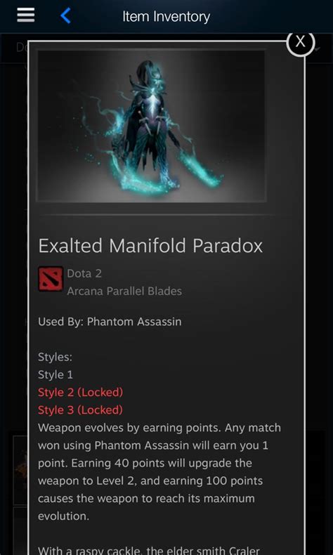 pa arcana|Listings for Exalted Manifold Paradox .